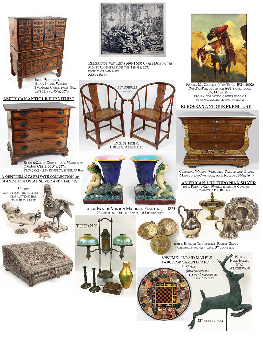 CRN Auctions Annual Spring Auction Maine Antique Digest