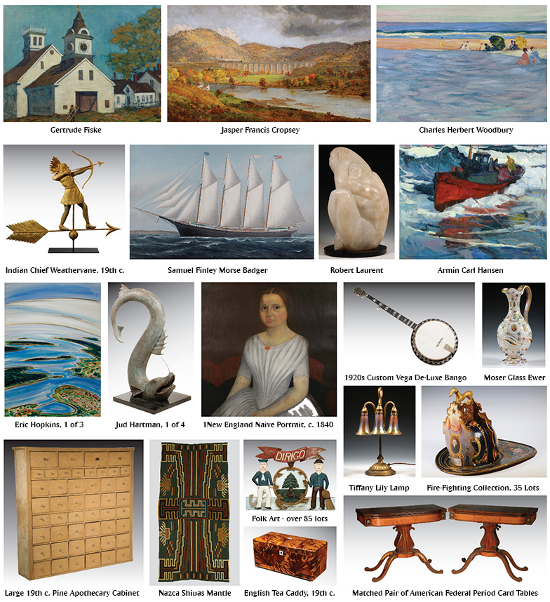 Thomaston Place Summer Auction Weekend Aug 2325 Maine Antique Digest