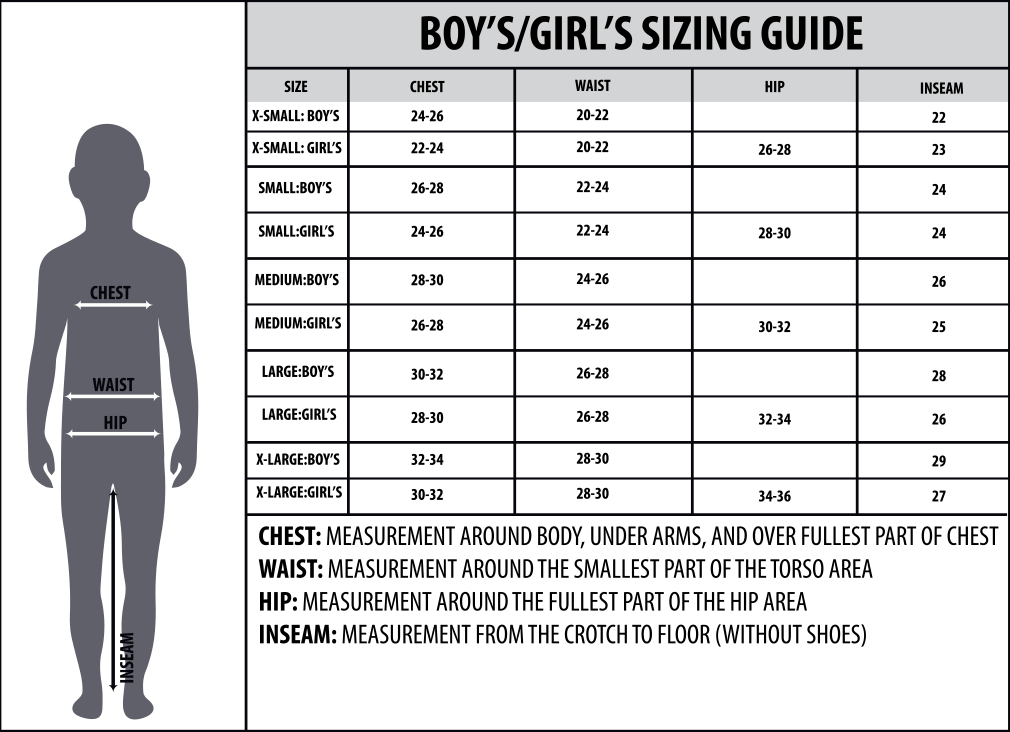 Sizing Guides Resources Badger Sport Athletic Apparel