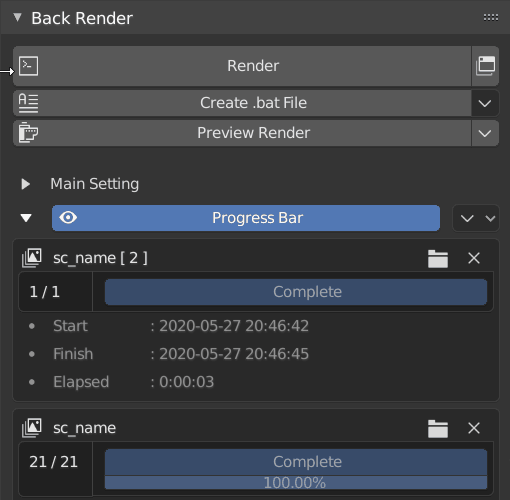 Back Render [Batch Rendering] Blender Market