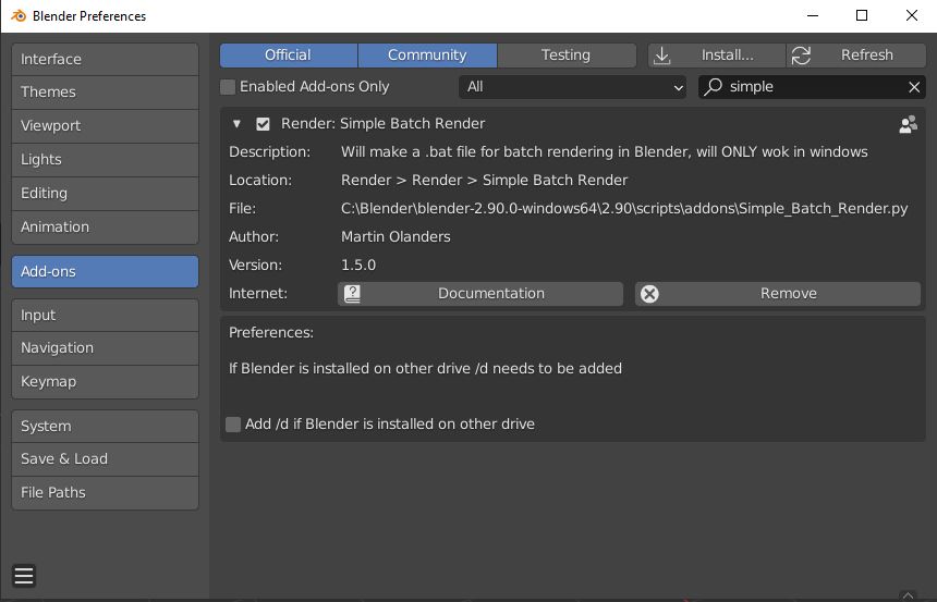 Simple Batch Render Blender Market