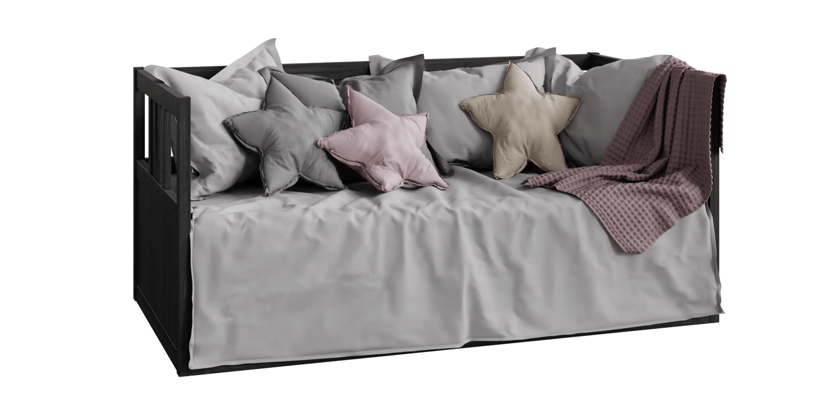 bed daybed IKEA HEMNES 02 2 Beds With Pillows And Sheets Blender