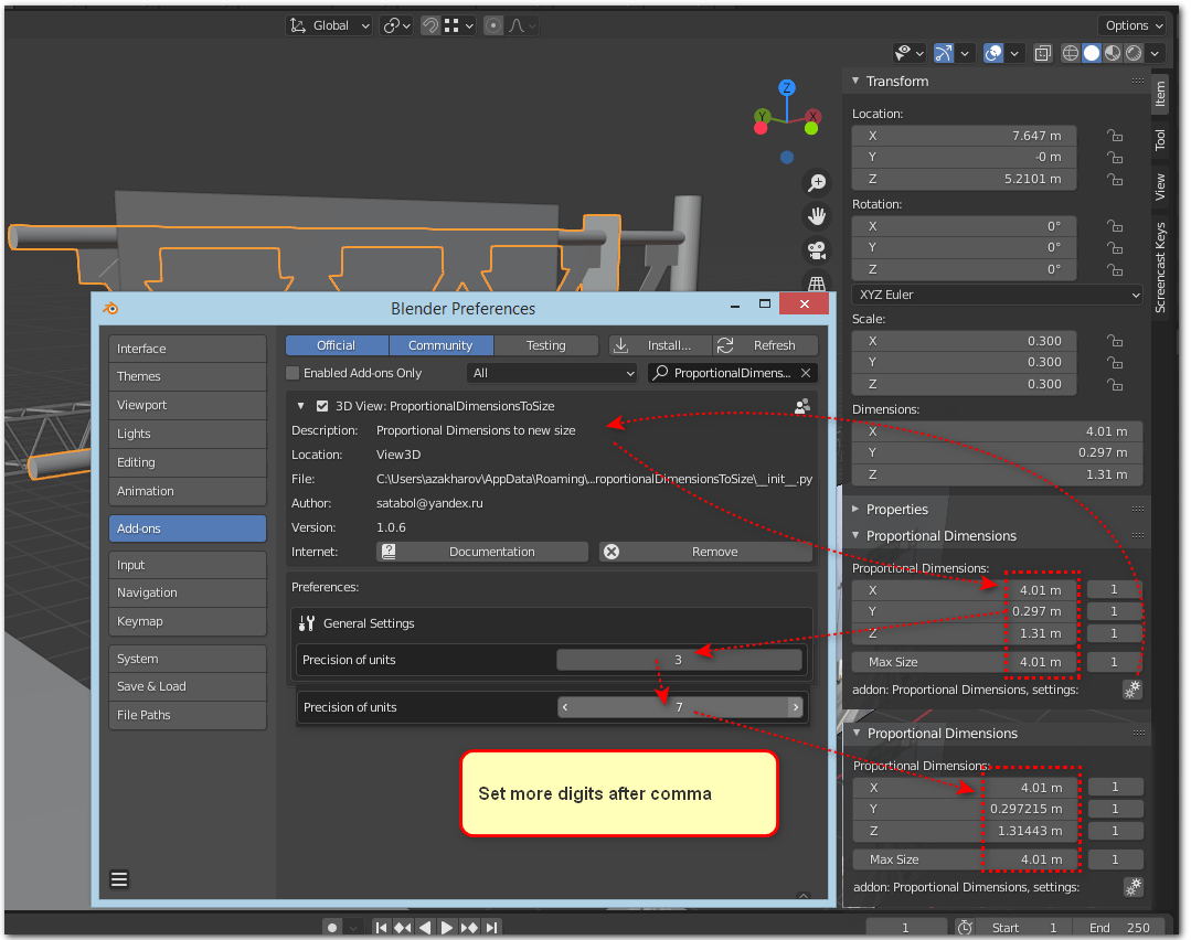 Proportional Dimensions To New Size Blender Market
