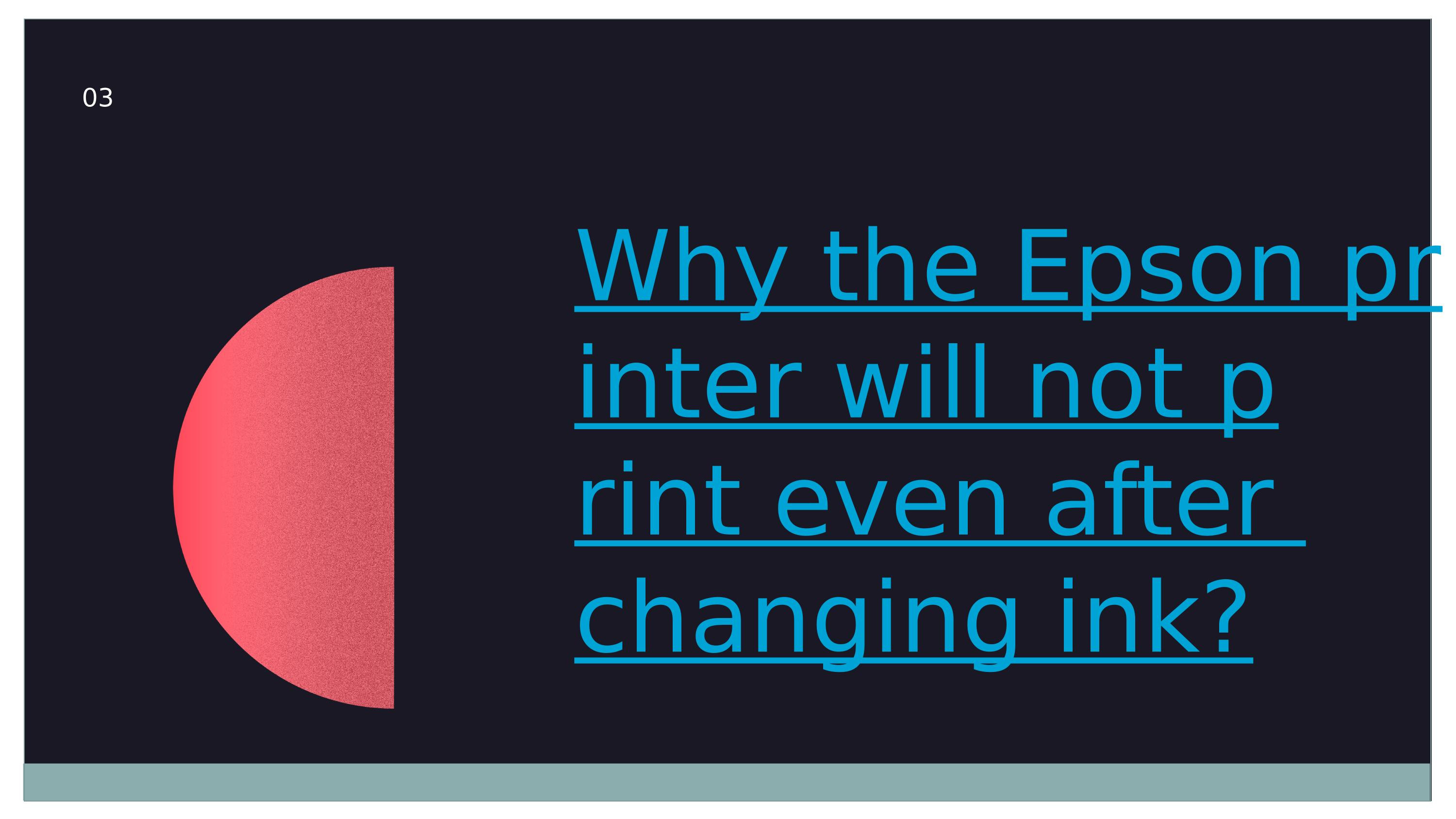 FIX: EPSON PRINTER NOT PRINTING EVEN AFTER CHANGING INK-(817) 442-6637