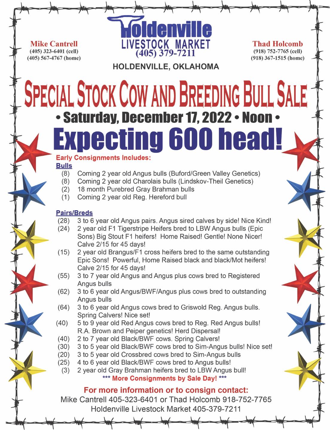 Holdenville Livestock Sales