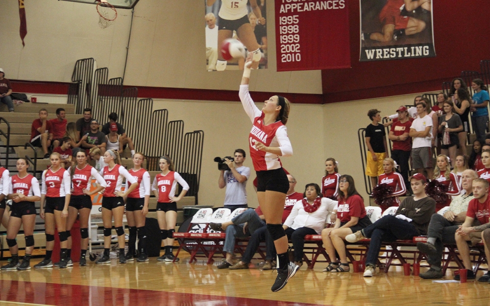 Volleyball wins Big Ten opener Indiana Daily Student