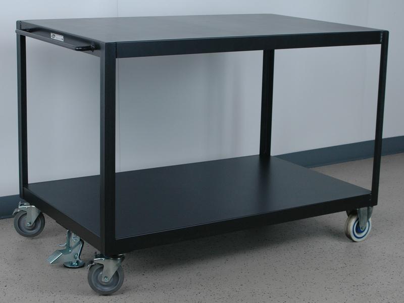 Stackbin Carts Heavy Duty Steel Cart w/ Floor Lock