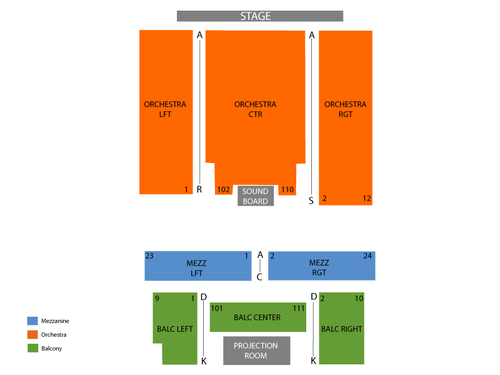 Ridgefield Playhouse Seating Chart & Events in Ridgefield, CT