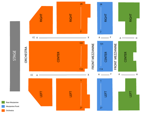 simplefootage Richard Rodgers Theater Seating Chart For Hamilton