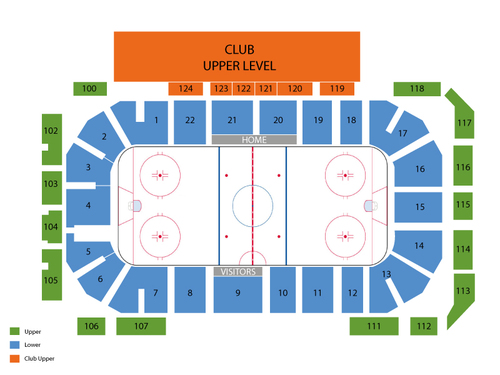 Compton Family Ice Arena Seating Chart & Events in South Bend, IN