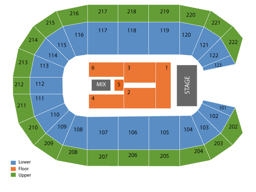 Landers Center Seating Chart & Events in Southaven, MS