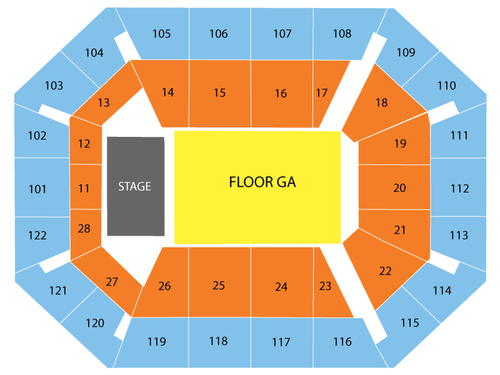 Mohegan Sun Arena Seating Chart & Events in Uncasville, CT