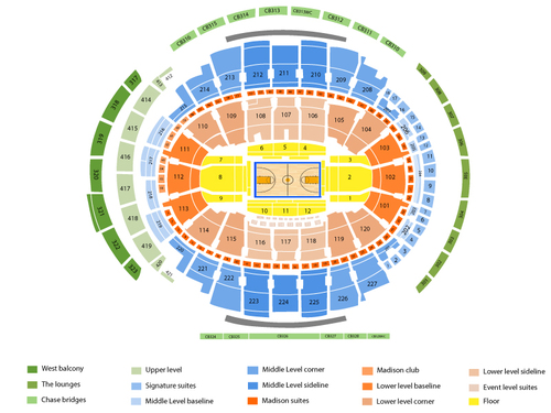 Madison Square Garden Seating Chart & Events in New York, NY