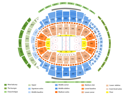 Madison Square Garden Seating Chart & Events in New York, NY