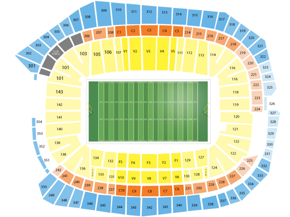 U.S. Bank Stadium Seating Chart Cheap Tickets ASAP