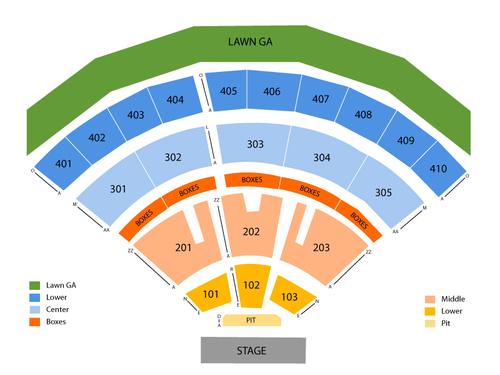 Budweiser Stage Seating Chart & Events in Toronto, ON