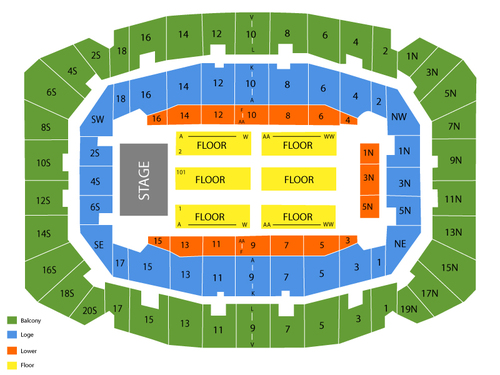 Selland Arena Seating Chart & Events in Fresno, CA