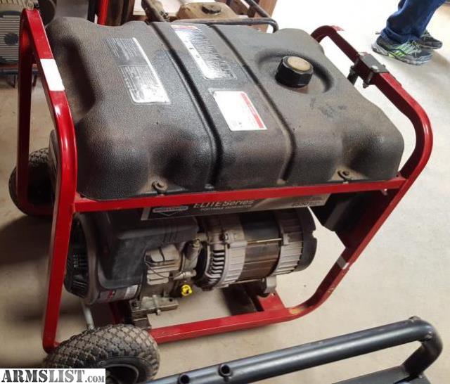 ARMSLIST - For Sale: Briggs & Stratton Elite Series 8550 watt Generator