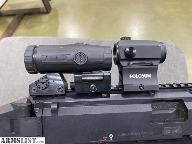 ARMSLIST - For Sale: Holosun red dot and magnifier