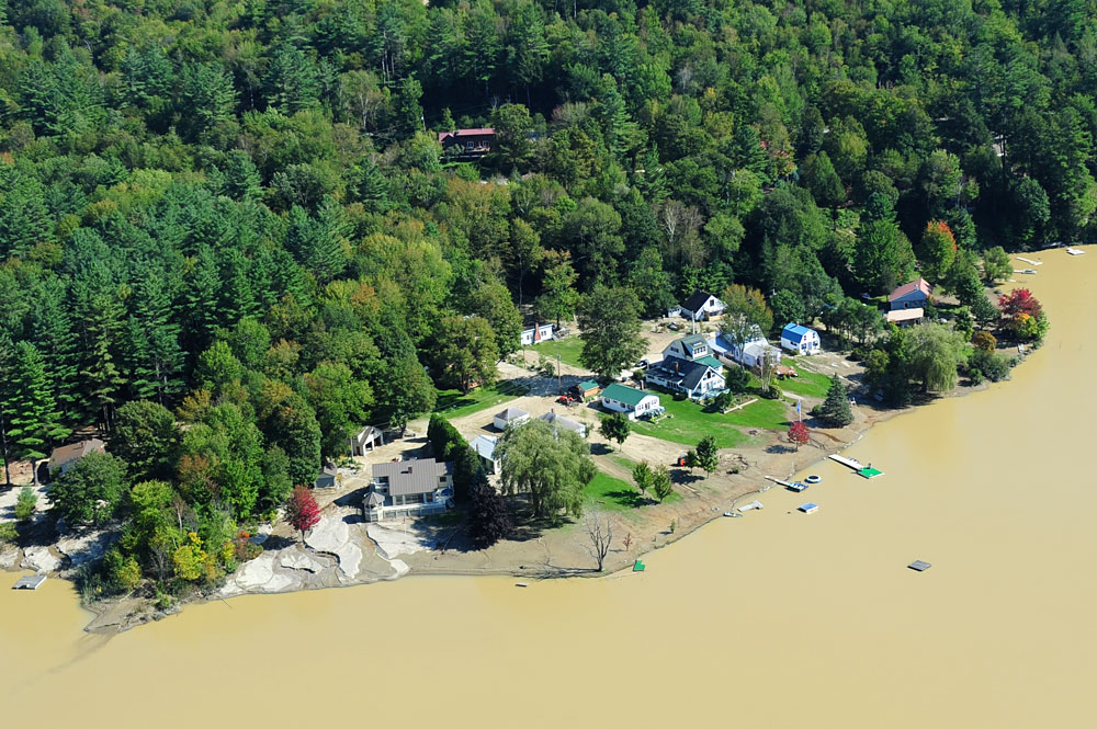A camp area on Echo Lake.
