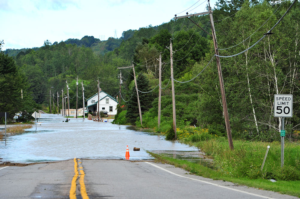 AERIAL VIEW FLOODING IN VERMONT BrophyBlog