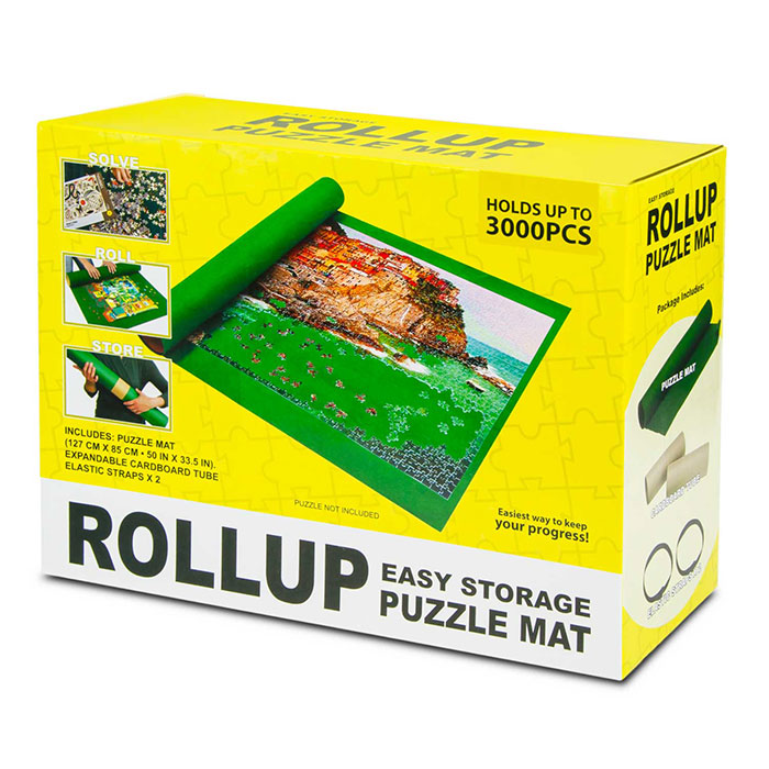 Roll Up Puzzle Mat Holds Up To 3000 Pieces Puzzle Not Included