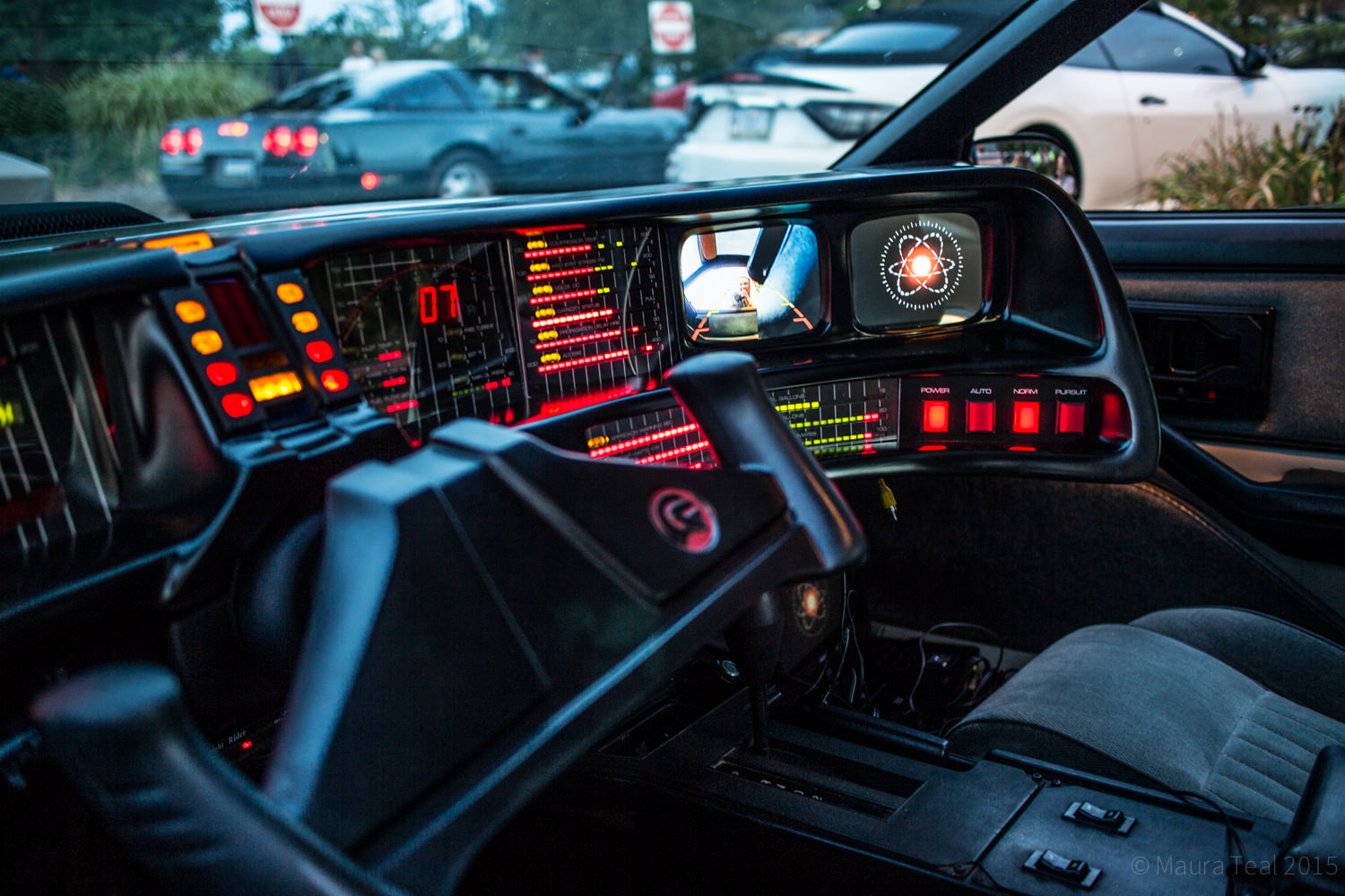 Knight Rider KITT interior Maura Teal