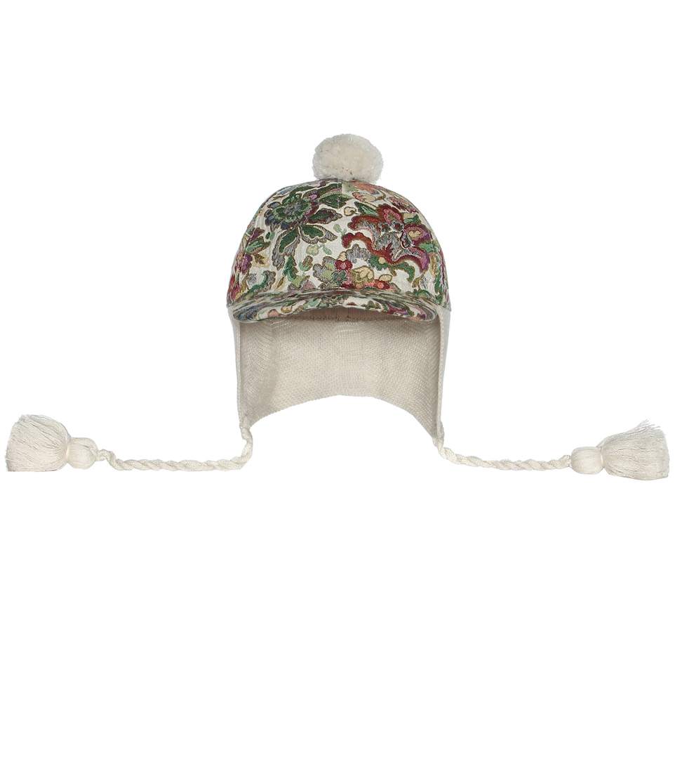 GUCCI JACQUARD COTTON CAP ModeSens