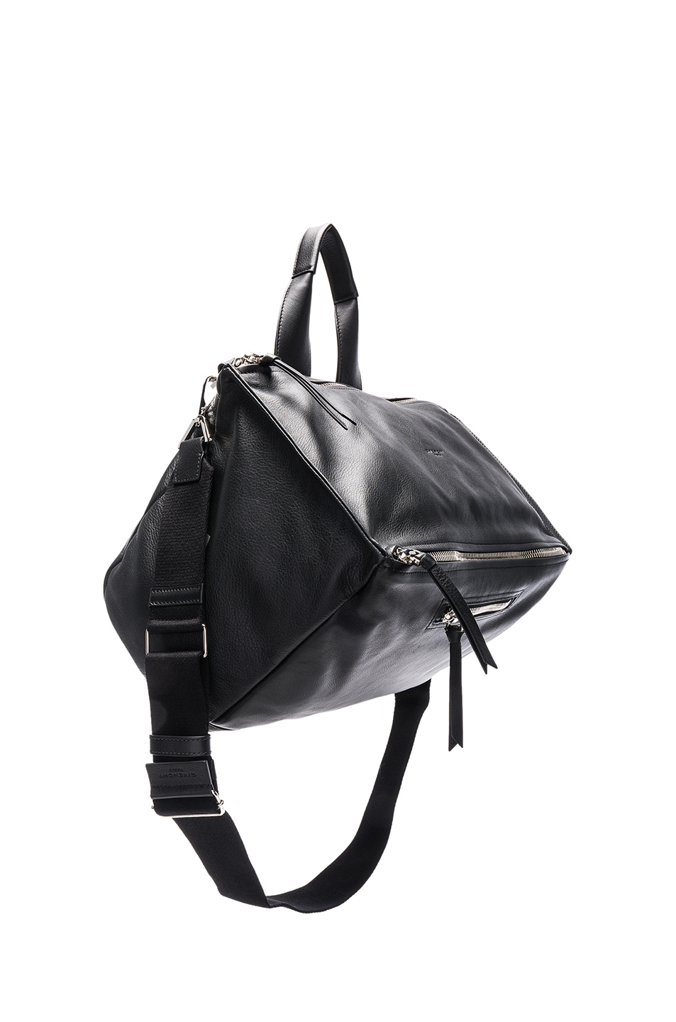 Givenchy Men'S Pandora Leather Crossbody Bag, Black ModeSens