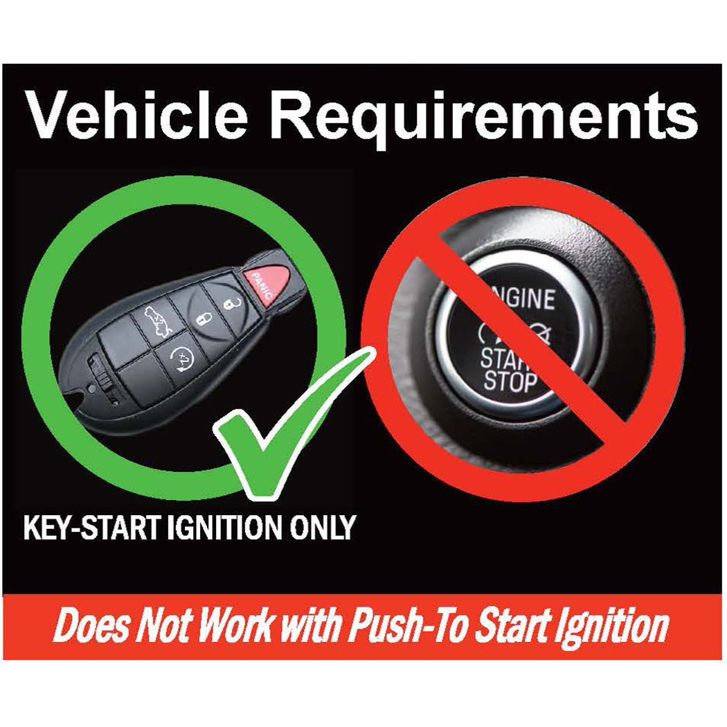 Factory Remote Activated Remote Start Kit For 20132017 RAM 1500 Tip