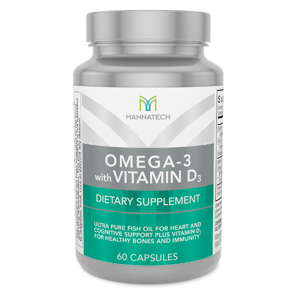 Mannatech Science Omega3 with Vitamin D3 Capsules