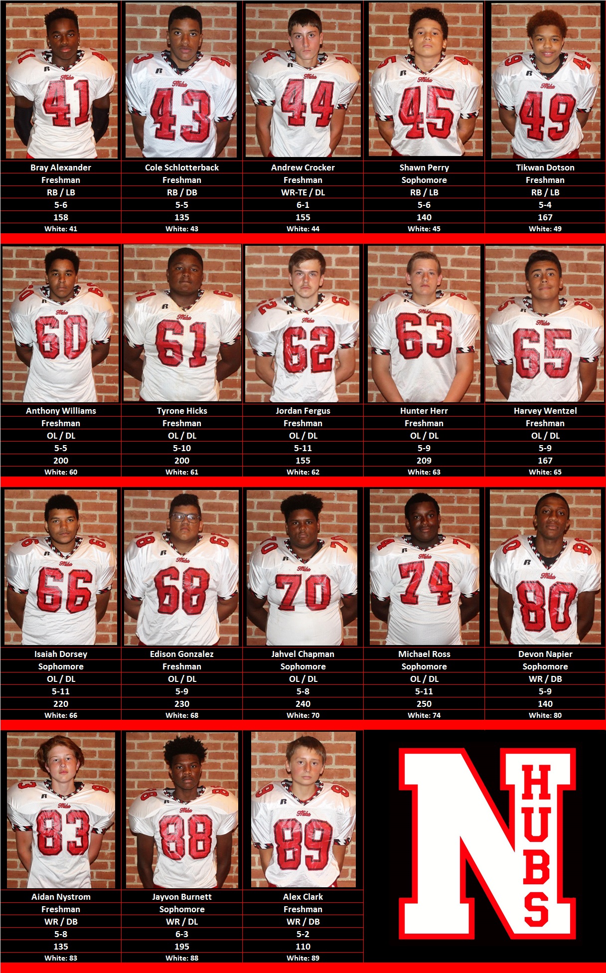 North Hagerstown Hubs Football (Hagerstown, MD) powered by