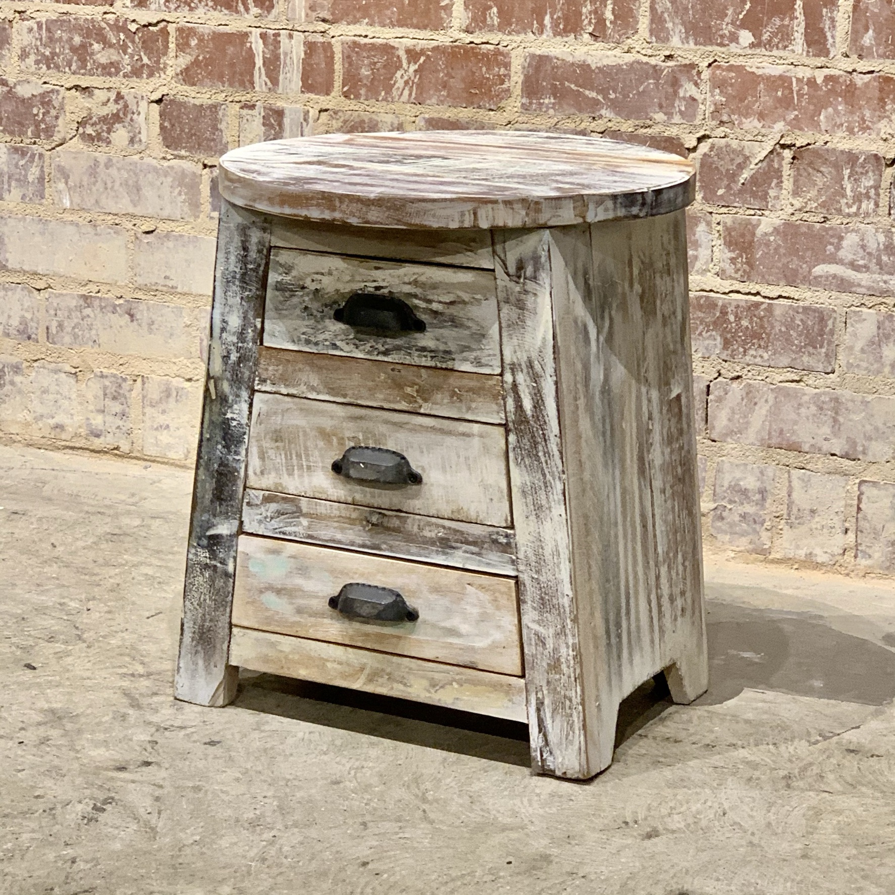 Three Drawer Side Table Nadeau Raleigh
