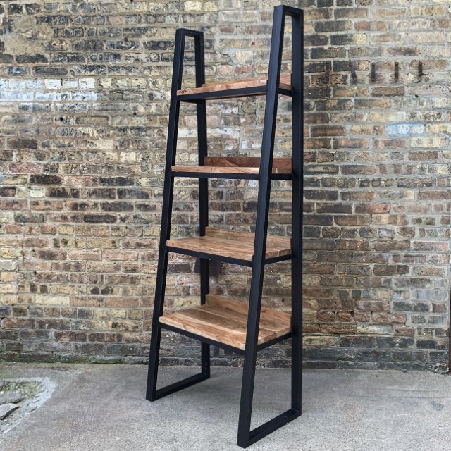 Angled Industrial Bookshelf Nadeau Chicago