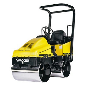 Wacker Neuson RD11A Vibrating Riding Roller, Double Drum | Taylor True