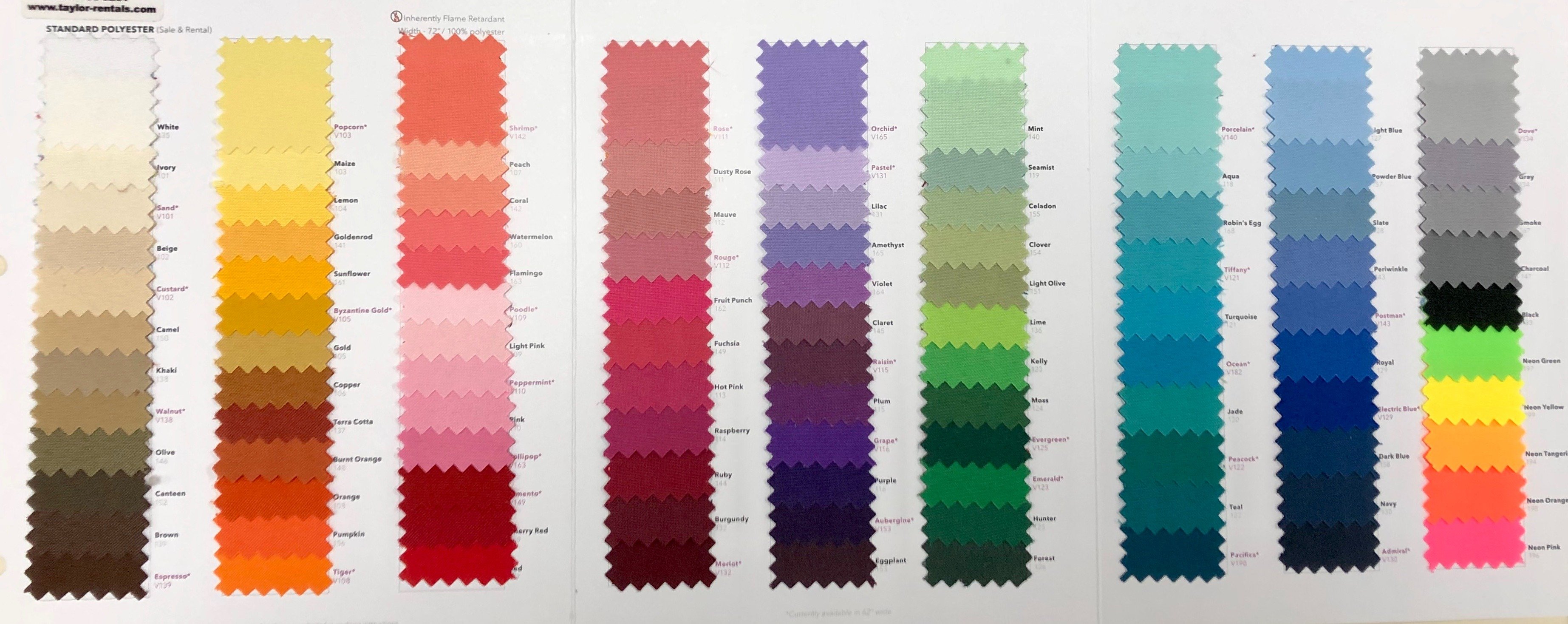 Linen Washing & Linens Taylor Rental / Party Plus of Orange & Branford CT