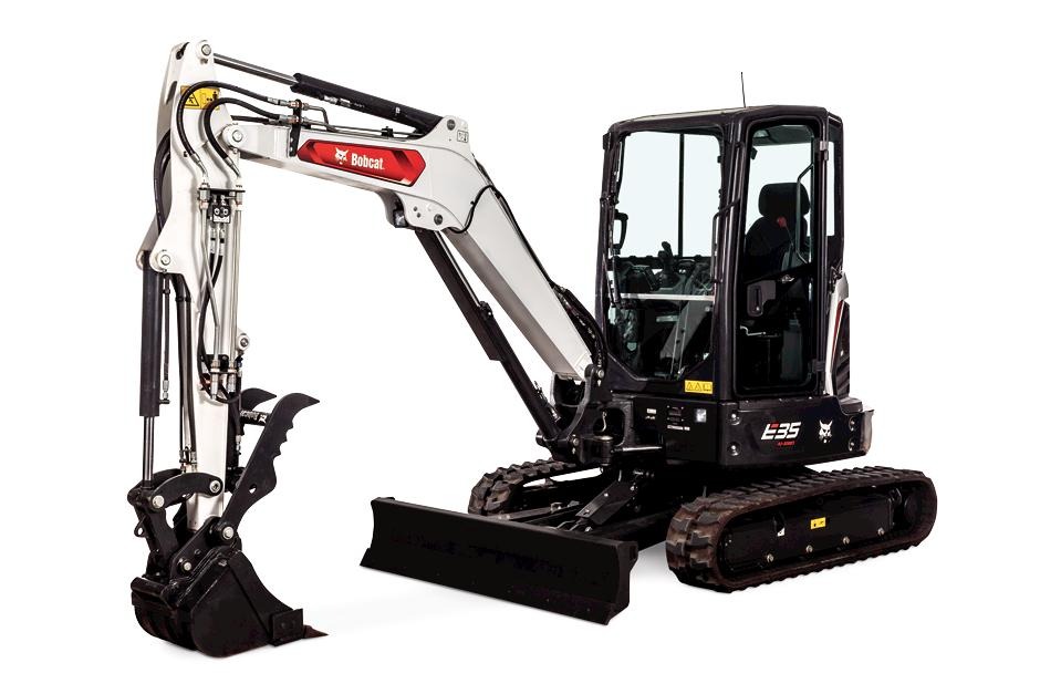 Bobcat E35 Mini Excavator 10' Dig Depth Noonan Equipment and Event