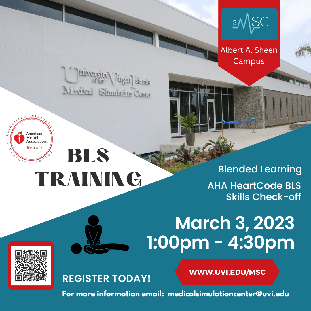 UVI American Heart Health training The Virgin Islands State Nurses