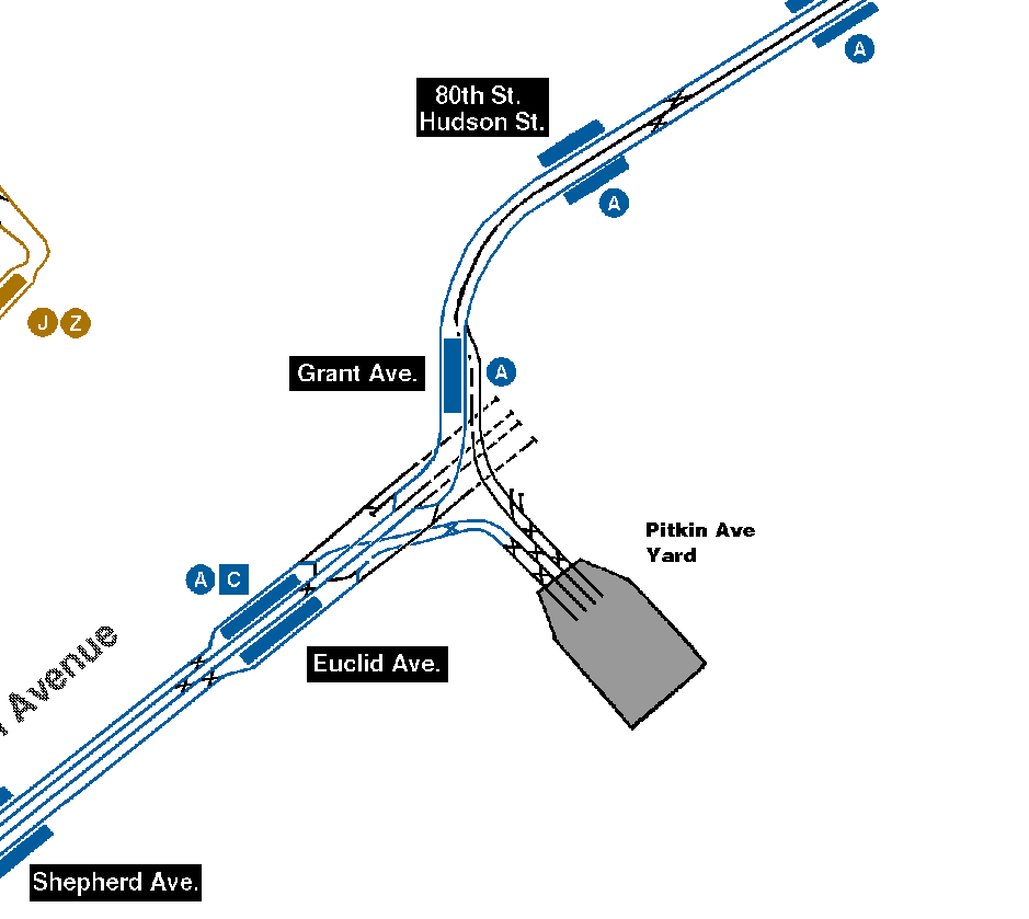 Fulton Street Subway Map IND Fulton Street Line