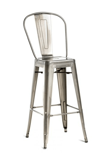 Gun Metal Industrial Barstool Ocean Tents