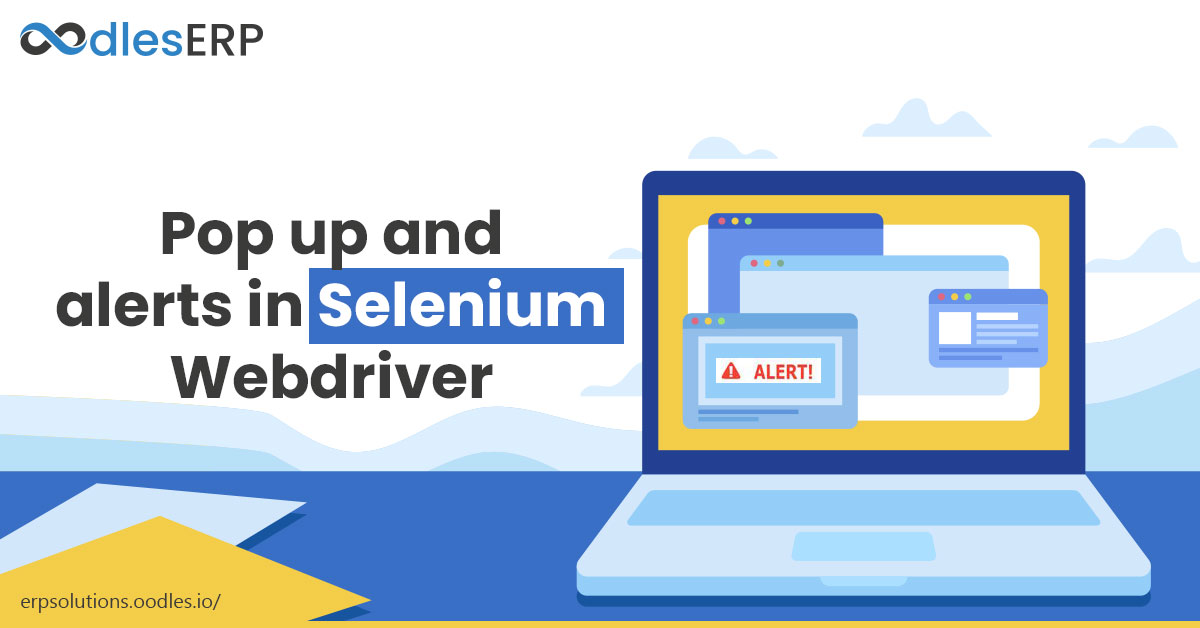 Pop up and alerts in Selenium driver