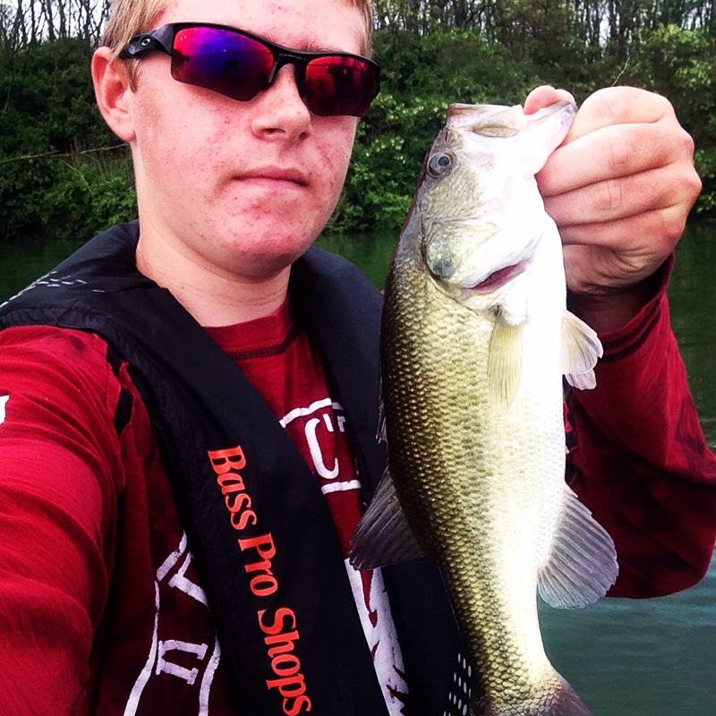 Caught a Largemouth Bass on Braidwood Lake using a spinnerbaits