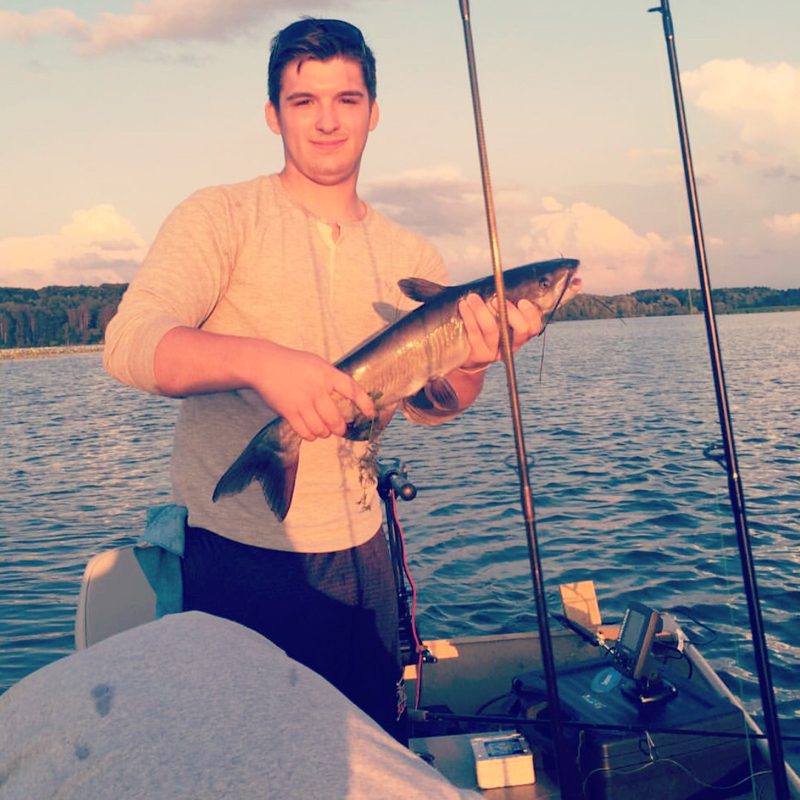 Caught a Channel Catfish on Nimisila Reservoir using a Rapala Shad Rap