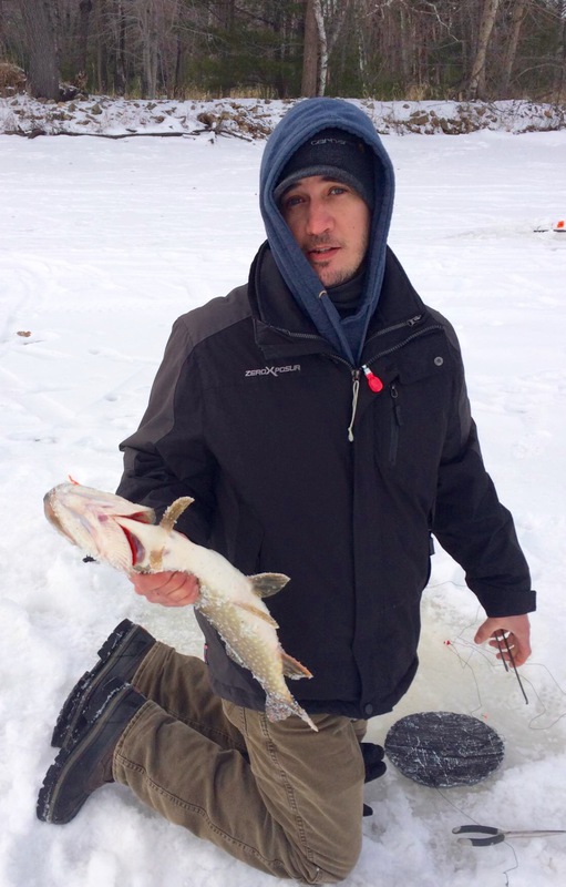 Caught a Northern Pike on Lake DuBay using a Shiner