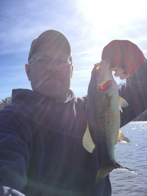Caught a Largemouth Bass on Pascoag Resevoir using a Berkley jerk bait