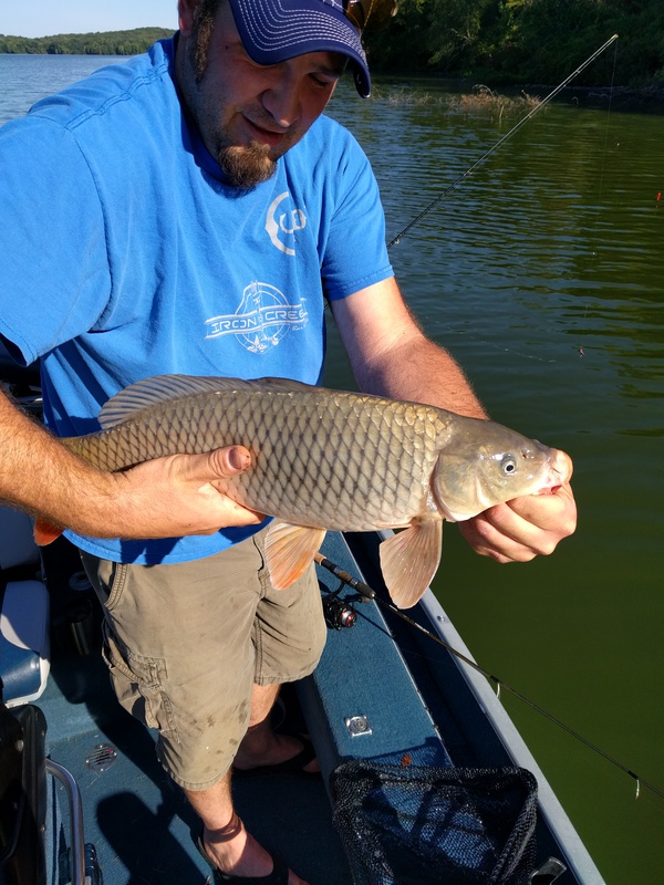 Caught a Common Carp on Lake Wilhelm using a Worm
