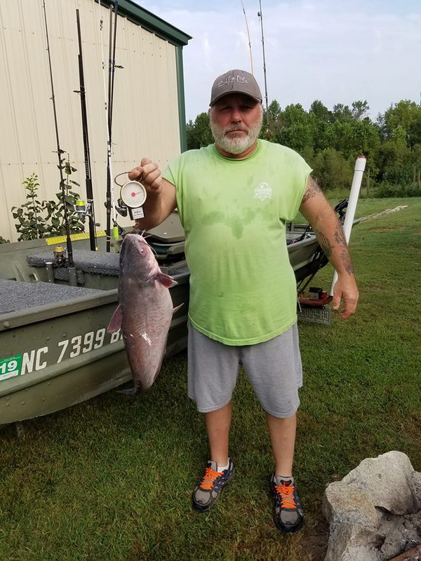 Caught a Blue Catfish on Cape Fear River (Fayetteville) using a Cut