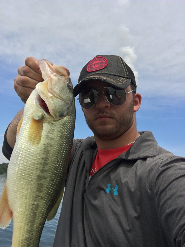 Caught a Largemouth Bass on Coffeen Lake