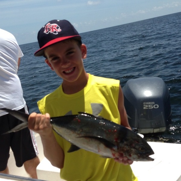 Caught a Bonita on Daytona Beach using a live bait