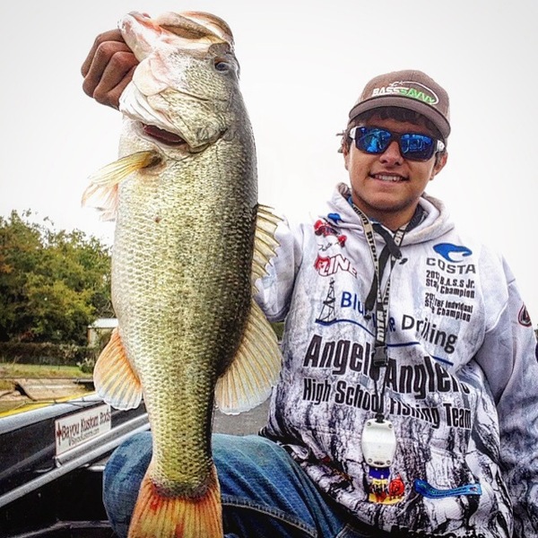 Caught a Largemouth Bass on Lake Nasworthy